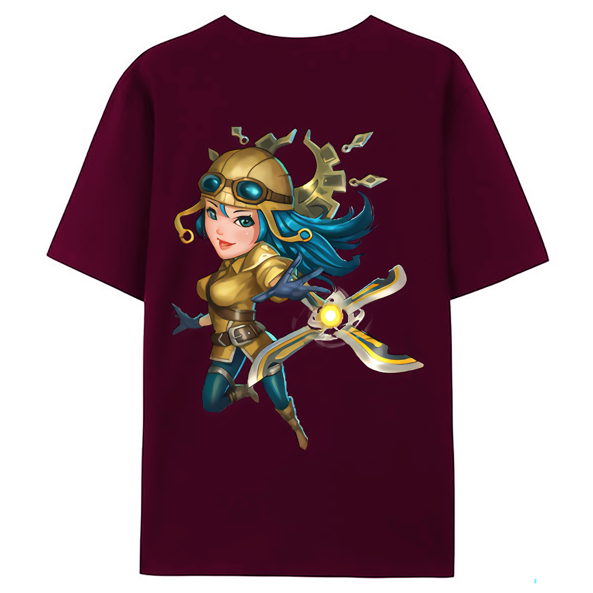 （画像用） リーグ・オブ・レジェンド League of Legends LOL レディース半袖Tシャツ(バックプリント)